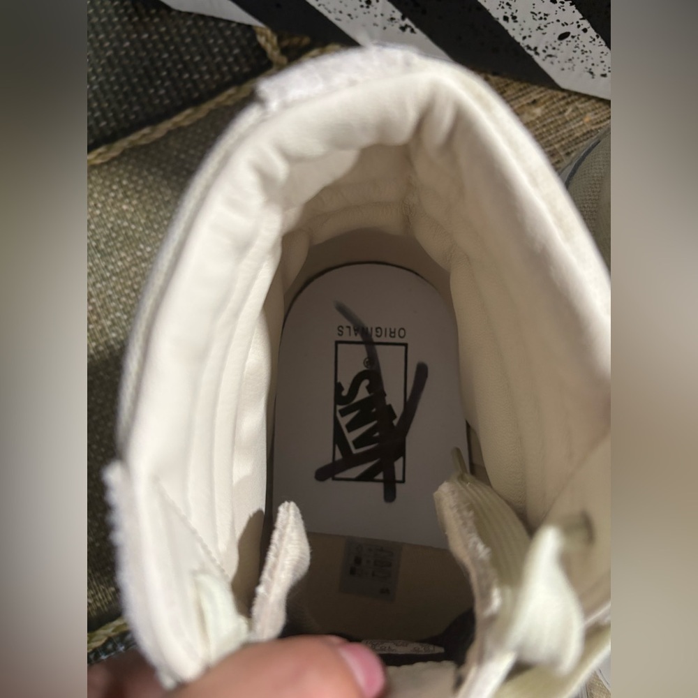 Vans Off-White High-Top Sneakers - Picture 6 of 9